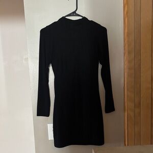 Klassy Network Black Long Sleeve Dress